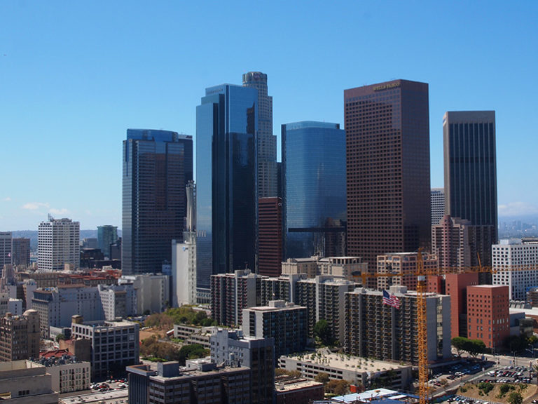 vue depuis l'hotel de ville de los angeles