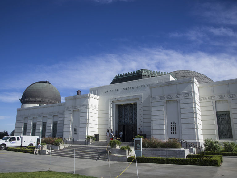 griffith observatory depuis le parvis