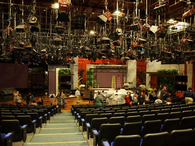 plateau du talk show d'Ellen Degeneres aux studios Warner Bros