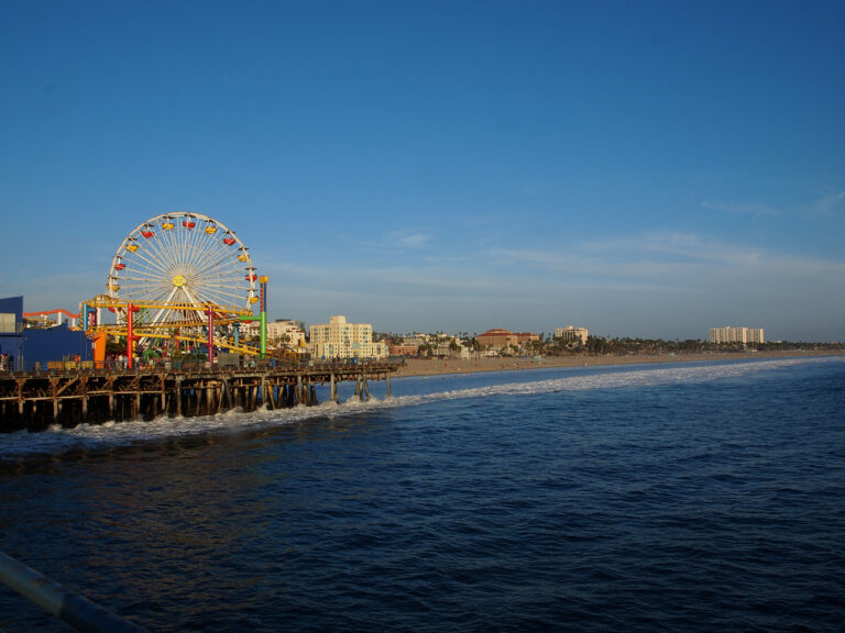 Vue depuis la jetée de Santa Monica