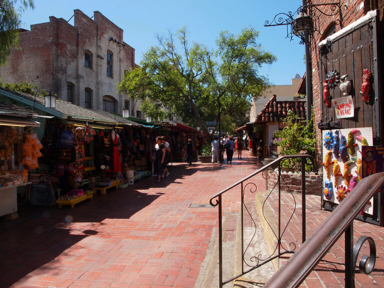 Olvera street à El Pueblo Los Angeles